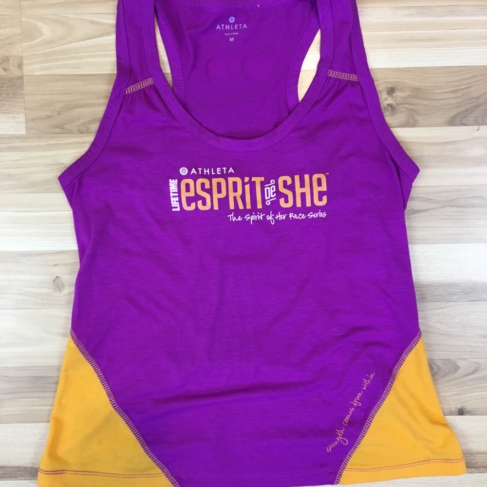Athleta lifetime espirit de she Finisher tank